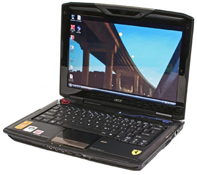 The Ferrari emblem is licensed logo the laptop is designed for speed and I
